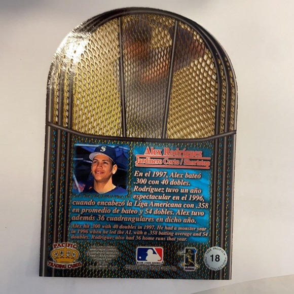 Baseball Card Alex Rodriguez - Picture 2 of 2